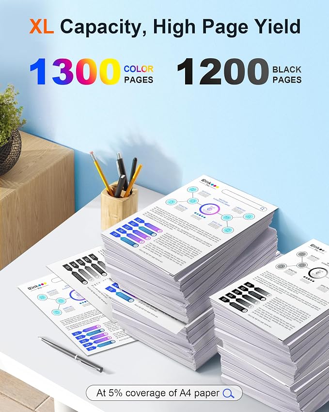 E-Z Ink Pro Compatible for HP 218A Toner Cartridges 4 Pack (with Chip) 3301fdw Toner Work for HP 218A 218X 218 for Color LaserJet Pro MFP 3301fdw 3301cdw 3201dw 3301sdw 3301 Printer Ink W2180A W2180X
