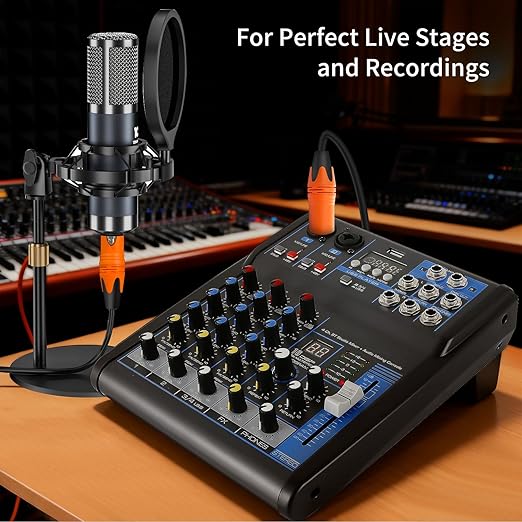 XLR Cables 10 FT 4 Pack XLR Male to Female Microphone Cable 3-Pin Balanced XLR Speaker Cable