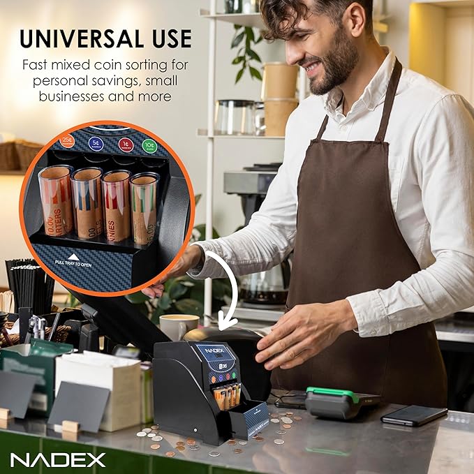 Nadex 36S Automatic Coin Sorter