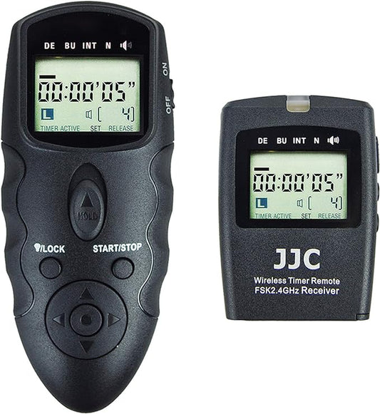 JJC Wireless Intervalometer Timer Remote Control Shutter Release for Canon EOS R1 R5 Mark II R5 R3 5D Mark IV III II 6D Mark II 7D Mark II 5Ds R 1Dx Mark III II 1Ds Mark III 50D 40D & More