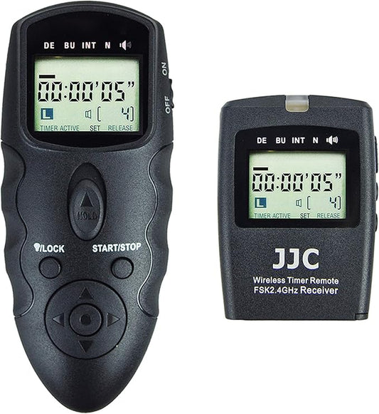 JJC Wireless Intervalometer Timer Remote Control Shutter Release for Sony A6000 A6100 A6300 A6400 A6500 A6600 A1 II A7II A7III A7IV A7RII A7RIII A7RIV V A7S A7S III II A9 A9III RX100 VII ZV-1 & More