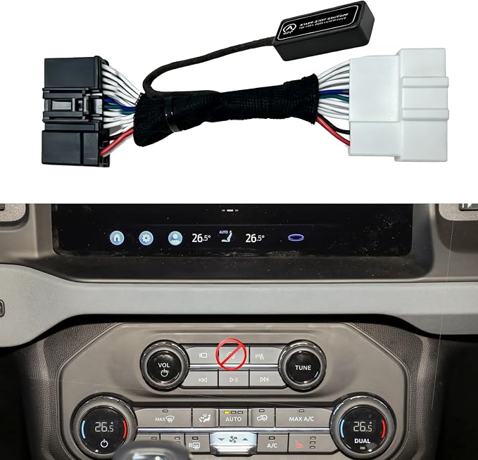 for Ford Bronco 2021-2026 - Auto Start Stop Eliminator Easy-Install Autostop Eliminator - Compatible Ford Bronco Accessories