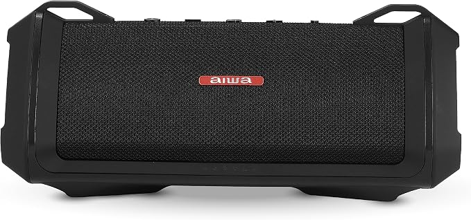 AIWA Exos-3 Waterproof Bluetooth Speaker, 60W Peak Power, 20-Hour Playtime, Stereo Sound, USB-C Charging, IPX7 Waterproof, Wireless Pairing, Perfect for Outdoor Adventures