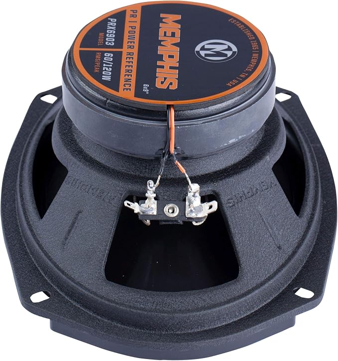 Memphis PRX6903 Power Reference Series 6x9 3-Way Coaxial Speakers with Swivel Tweeters - Pair