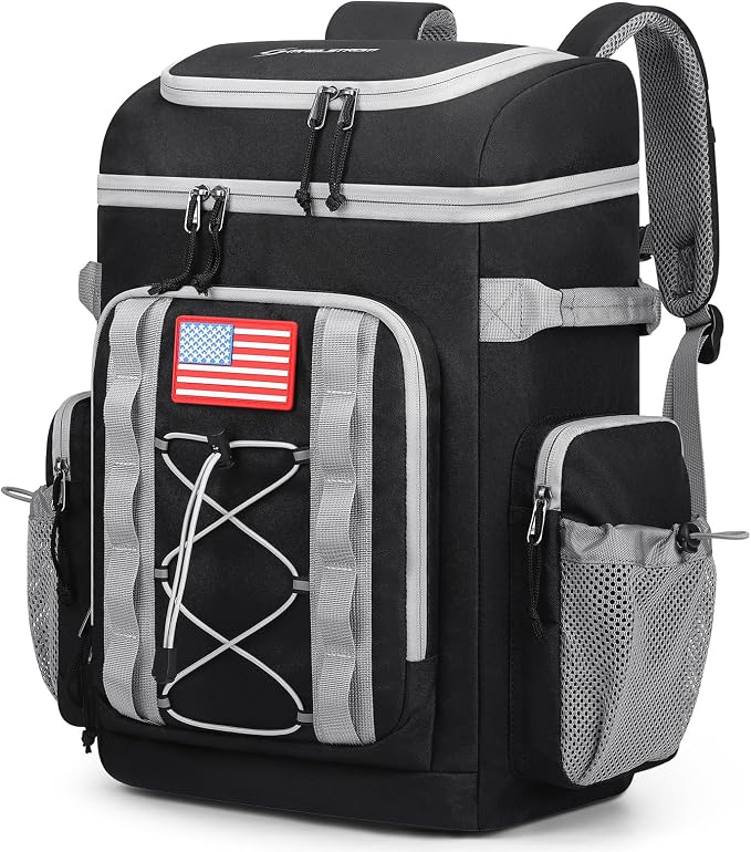 Maelstrom Backpack Cooler,Soft Lightweight Leakproof Cooler Backpack,Men Women 35/50 Can Insulated Cooler Bag,Keeps Hot/Cold for Up to 16 Hours,Perfect for Camping, Beach