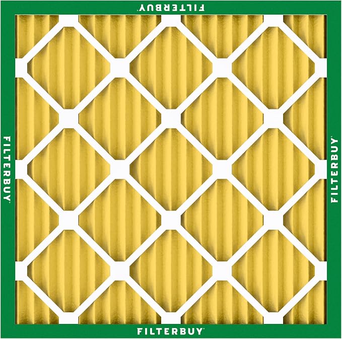 Filterbuy 18x18x1 Air Filter MERV 11 Superior Pet & Allergy Defense (3-Pack), Electrostatic Pleated HVAC AC Furnace Filters Replacement, Made in USA (Actual Size: 17.75 x 17.75 x 0.75)