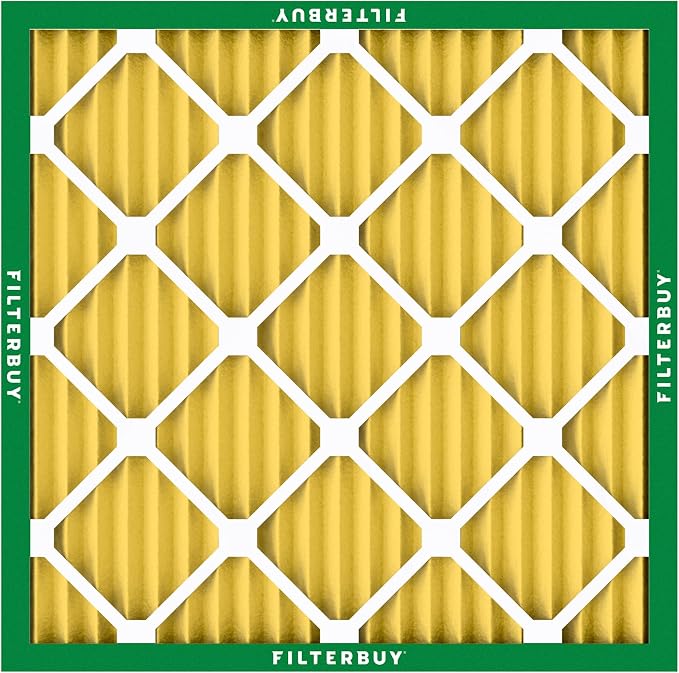 Filterbuy 11.25x11.25x1 Air Filter MERV 11 Superior Pet & Allergy Defense (3-Pack), Electrostatic Pleated HVAC AC Furnace Filters Replacement, Made in USA (Actual Size: 11.25 x 11.25 x 0.75)