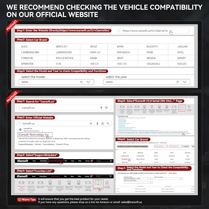 OBD2 Scanner Diagnostic Tool for Most Porsche from 1996-2019, iCarsoft POR II Car Code Reader, Full System Diagnosis Car Scan Tool with Oil Reset/EPB/DP/ETC/SAS, Live Data Graph-Free Update/Repair