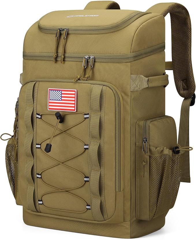 Maelstrom Backpack Cooler,Soft Lightweight Leakproof Cooler Backpack,Men Women 35/50 Can Insulated Cooler Bag,Keeps Hot/Cold for Up to 16 Hours,Perfect for Camping, Beach