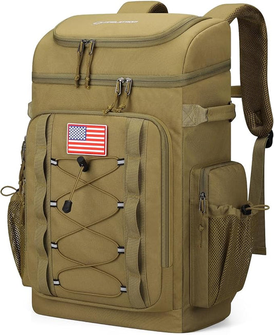 Maelstrom Backpack Cooler,Soft Lightweight Leakproof Cooler Backpack,Men Women 35/50 Can Insulated Cooler Bag,Keeps Hot/Cold for Up to 16 Hours,Perfect for Camping, Beach