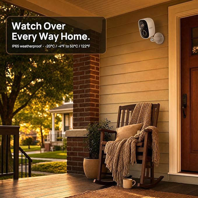 Dzees Solar Security Cameras Wireless Outdoor, 2K Cameras for Home Security System with Battery Powered, Spotlight & Siren, PIR AI Detection, Color Night Vision, Cloud/SD Storage,2.4GHz Wi-Fi,2 Pack