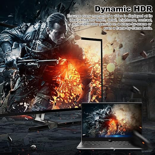 4K HDMI 300FT Cable Fiber Optic, HDMI 2.0,18Gbps 4K@60Hz (4:4:4 HDR10 HDCP2.2 ARC CEC) Ultra HD One-Direction Cord Ethernet Audio Return Compatible with UHD TV Monitor Laptop Xbox PS4/PS5 ect