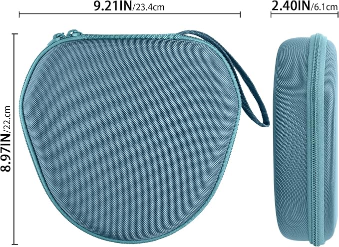 co2CREA Hard Case with Sleep Mode Replacement for Apple AirPods Max 2 / AirPods Max Wireless Over-Ear Headphones (Sky Blue Case)