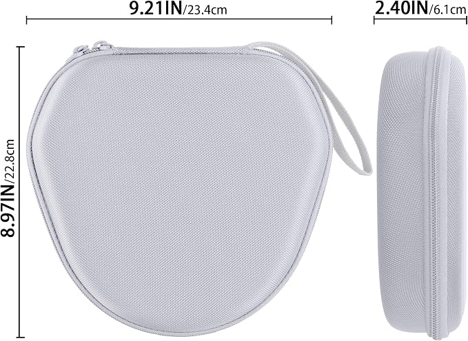 co2CREA Hard Case with Sleep Mode Replacement for Apple AirPods Max 2 / AirPods Max Wireless Over-Ear Headphones (White Case)