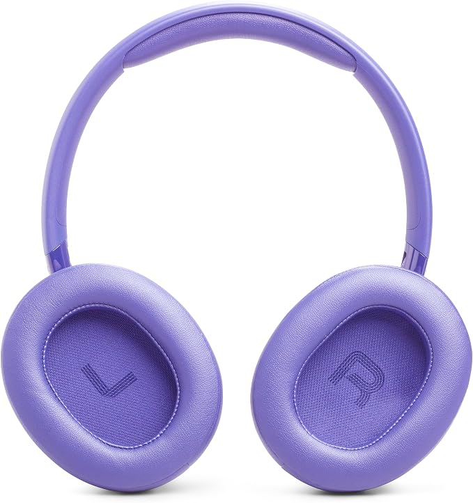 JBL Tune 730BT - Wireless Over-Ear Bluetooth® 6.0 Headphones with Powerful JBL Pure Bass Sound, 2 beamforming mics for Perfect Calls, Up to 76 Hours of Battery Life, & Multi-Point Connection (Purple)