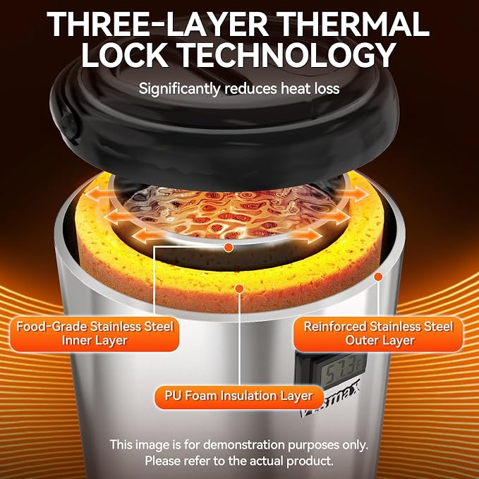 Electric Insulated Beverage Dispenser with Stand 2 Gallon Hot & Cold Drink Dispenser 86-230℉ Adjustable Temperature Real-Time Temperature Display for Tea and Coffee (Silver)