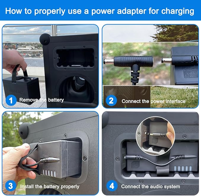 14V Soundboks Speaker Adapter for SOUNDBOKS Batteryboks Soundboks Gen1 Gen2 Gen3 Bluetooth Speaker Keyu KA4802A1403300P Rechargeable Battery Keyu Switching Power Cord BATERYBOKS Charger
