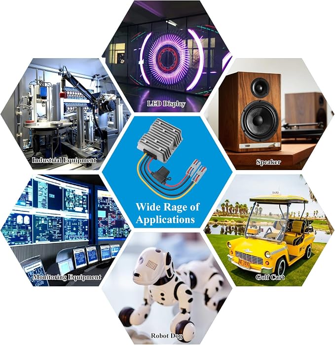 20-60V to 12V20A 240W Waterproof DC/DC Step Down Converter | Step Down Module, for Car, Truck, LED and Tools，Step Down Power Transformer