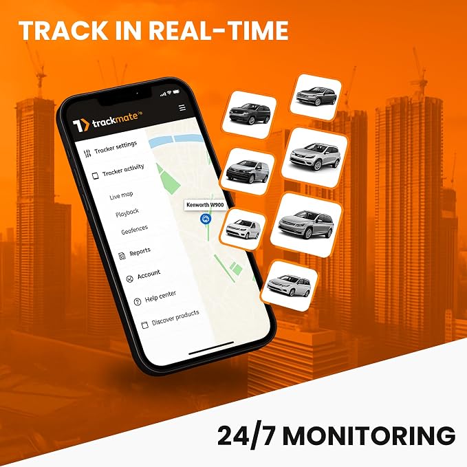 Kirbi OBD Tracker, GPS Tracker for Vehicles Real-Time Tracking, Worldwide Compatible Vehicle Tracker, Lightweight and Compact Car GPS Tracker, Plug-and-Play