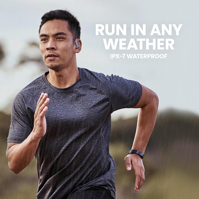 Back Bay Audio - Runner Wireless Earbuds for Running, Workout Wrap Around Earbuds Bluetooth Headphones for Sports, Around the Ear Wireless Bluetooth Running Headphones, Hook Over Earphones Earhooks