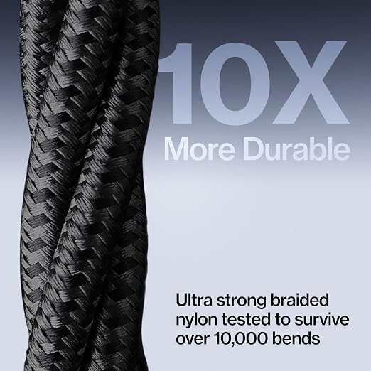 Statik MagStack USB A to iProduct Cable MFi Certified, Clutter-Free Magnetic Charging Cable, Anti-Tangle Phone Charger Cord, 12W, Compatible with iPhone & iPad, 3FT, 3-Pack