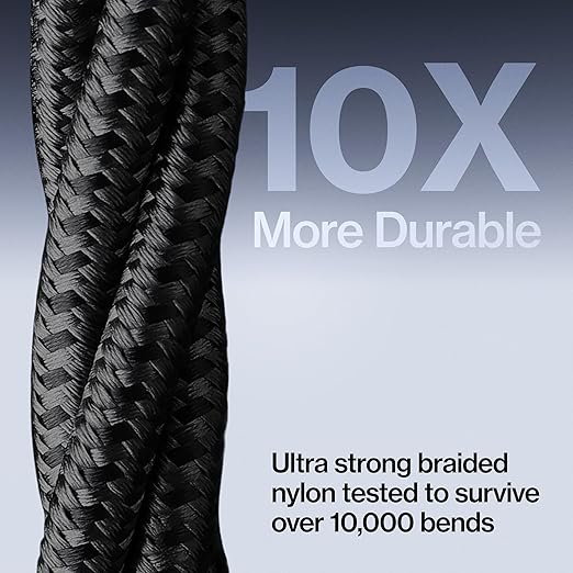 Statik MagStack USB A to iProduct Cable MFi Certified, Clutter-Free Magnetic Charging Cable, Anti-Tangle Phone Charger Cord, 12W, Compatible with iPhone & iPad, 6FT, 3-Pack