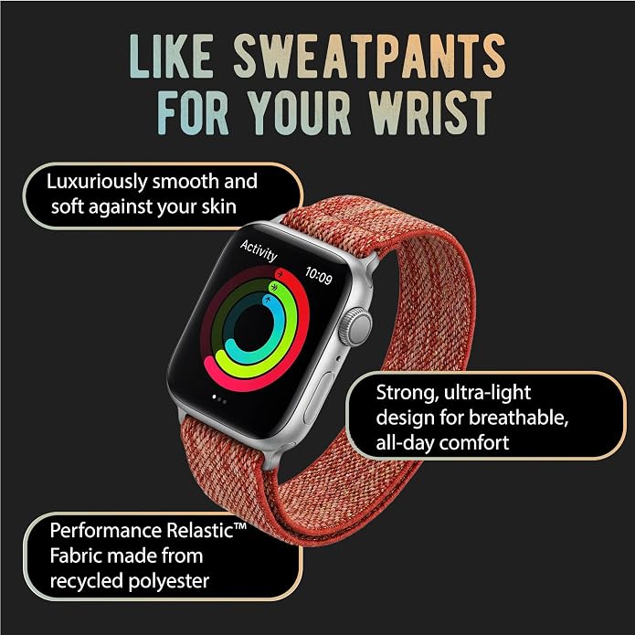 Braxley Bands for Apple Watches - Stretchy and Washable - Adjustable with Apple Watch Bands for Women & Men - Compatible with Apple Watch Series SE Ultra 9 8 7 6 5 4 3 2 1