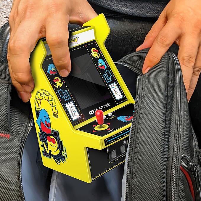 My Arcade Pac-Man Micro Player Pro: 6.75" Handheld Retro Games, Arcade Classics