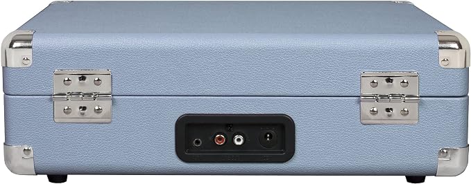 Crosley CR8005F-TN Cruiser Plus Vintage 3-Speed Bluetooth in/Out Suitcase Vinyl Record Player Turntable, Tourmaline