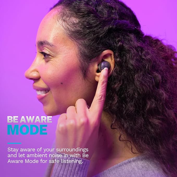 JLab Go Air Pop+, True Wireless Earbuds, Bluetooth Earbuds with Microphone, Dual Connect, EQ3 Sound, Clear