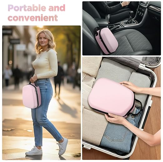FOREGOER Hard Carrying Case Compatible with Meta Quest 3S/Quest 3/Oculus Quest 2 Official Original, Portable Travel Vision Pro Case for Touch Controllers Accessories