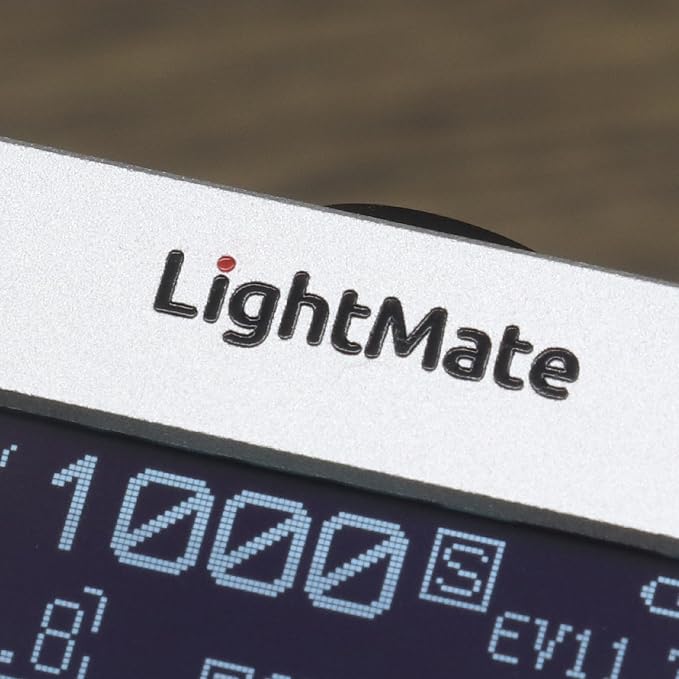 LightMate Area 2S Light Meter Photography & OV-X1 17° Retro Viewfinder, 0.96" Large OLED Screen, Ultra-Compact, Rechargeable Battery, for Leica & Other Film Cameras, Sliver