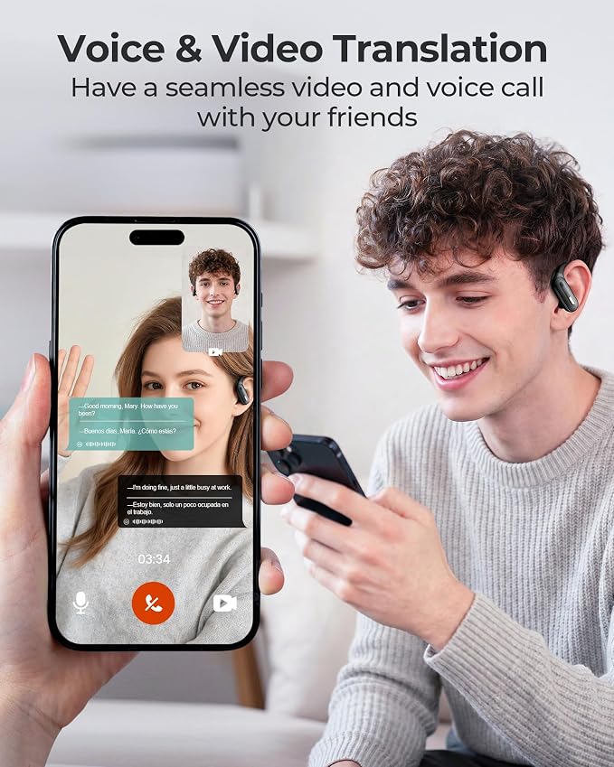 GNMN Active Noise Cancelling Wireless Earbuds Bluetooth Headphones 90 Hrs Playtime Ear Buds with Power Display Over-Ear Earphones with Earhooks IPX7 Waterproof Stereo Headset for (Black)