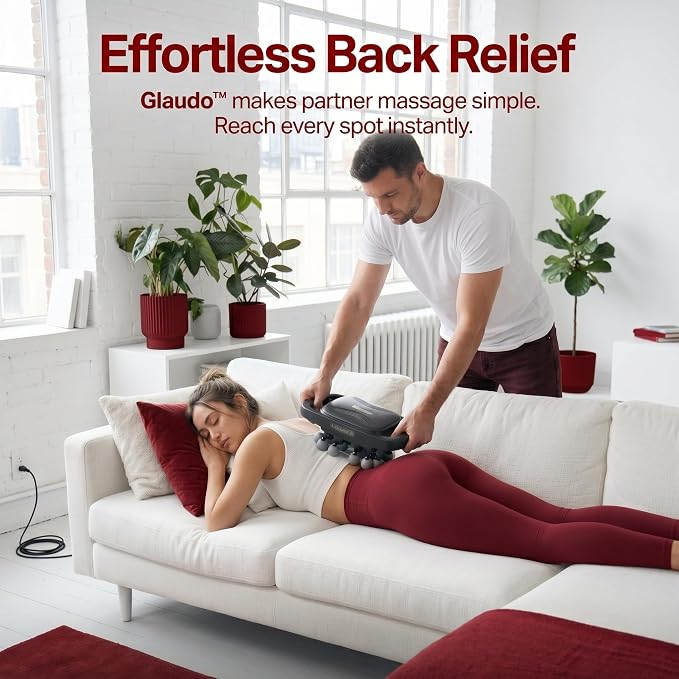 20 Head Massage Gun Deep Tissue, Upgraded from 16 Head - Back Massager for Pain Relief, Professional Percussion Massager for Muscle Recovery, 30 Speeds, Handheld Full Body & Shoulder Massager