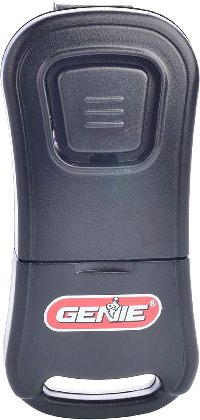 Genie Single Button Garage Door Opener Remotes (2 Pack) - Safe & Secure Access - Each Remote Compatibile Only With Genie Intellicode Garage Door Openers - Model G1T , Black - G1T 2-Pack