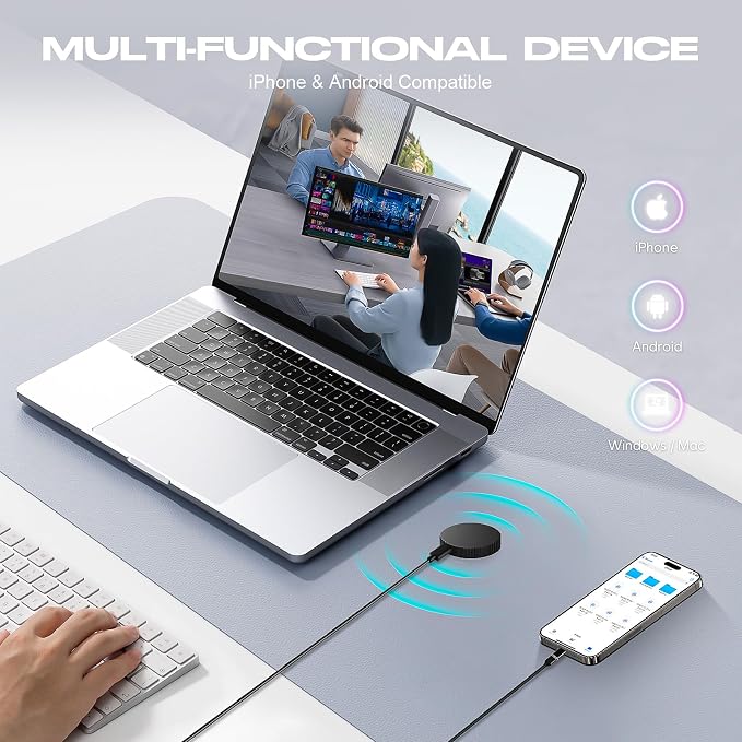 136GB (18800 Hour) Magnetic Voice Activated Recorder Device - Lymorvex Voice Recorder AI-Intelligent Noise Reduction, Portable Audio Recorder for Lectures/Meetings/Interviews