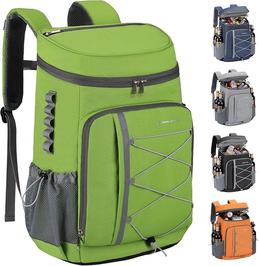 Maelstrom Cooler Backpack - 35/50 Can Insulated Soft Cooler Lunch Bag for Camping, Beach, Hiking & Shopping