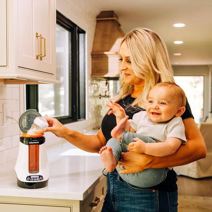 Baby Brezza Smart Bottle Warmer - Breastmilk Warmer/Defroster, Bluetooth Control (Pack of 2)