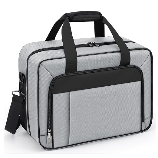 GDNasist Carrying Case Fit for PS5, Travel Thickened Protective Bag Compatible with Playstation 5 Console, Headset, PS5 Controller, Game Discs, and Gaming Accessories, Grey