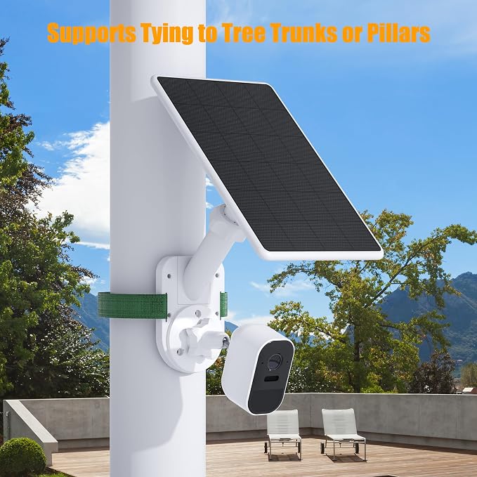 3 Pack Wall Mount for Cameras and Solar Panels, 2-in-1 Mount for Ring, Blink, Eufy, Arlo, Wyze, etc Solar Panel and Cam, with Ring Stick Up Cam/Spotlight Cam/Plus/Pro(Battery), Adjustable Angle