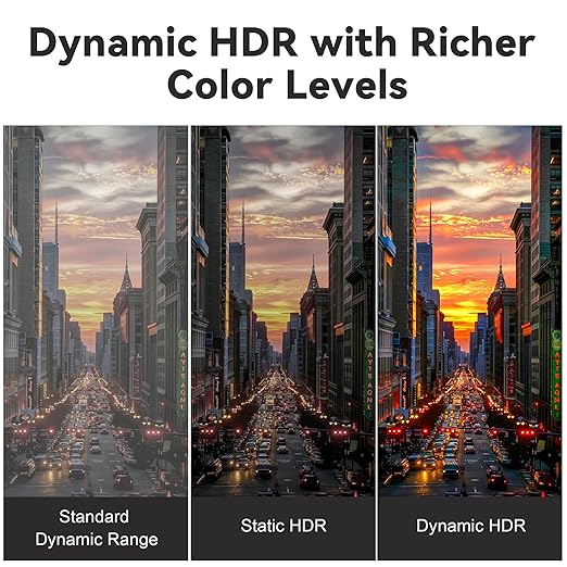 8K HDMI 2.1 Cable 100ft, Long Fiber Optic HDMI Cable, Ultra High Speed Thin HDMI Cord, 48Gbps, 8K@60Hz 4K@120Hz, Dynamic HDR, Dolby, HDCP 2.2&2.3, 3D, for HDTV Monitor Game Laptop Home Theatre