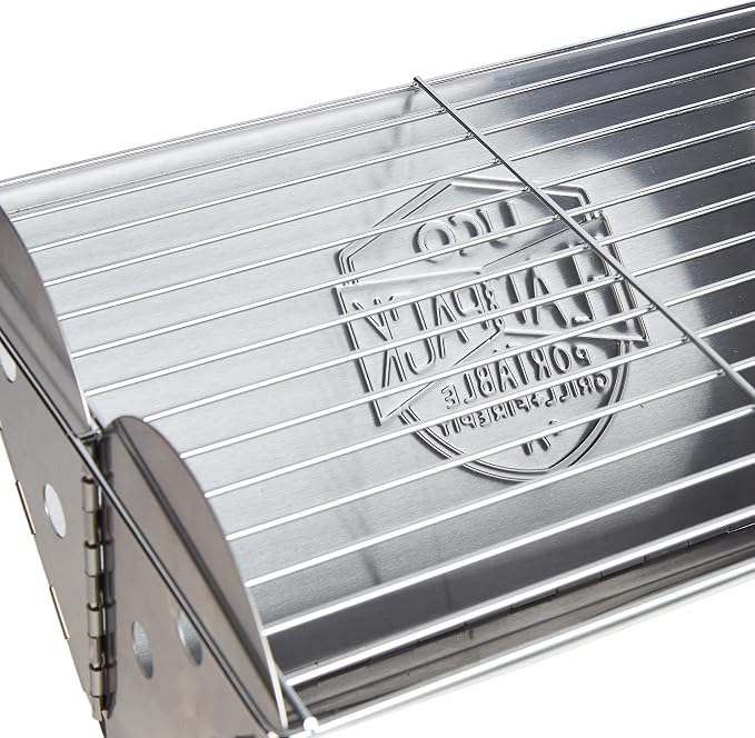 UCO Flatpack Stainless Steel Portable Grill and Portable Fire Pit