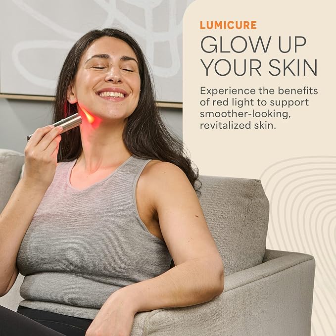 Lifepro Near Infrared Red Light Therapy for Body Joints & Muscles Wellness Support, Lumicure Portable Red Light Therapy Torch with 630nm, 660nm, 850nm LEDs - Support Daily Relaxation and Comfort
