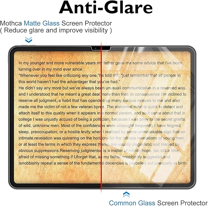 Mothca 2 Pack Matte Glass Screen Protector for iPad Air 13” M4 (2026) / M3 (2025) / M2 (2024) with Quick Installation Tray, Anti-Glare & Anti-Fingerprint Tempered Glass, Case Friendly, Smooth as Silk