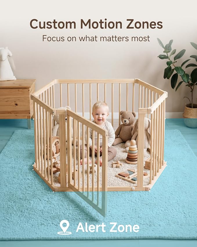 ARENTI WiFi Baby Camera Monitor B2 Kit 2026 Upgraded, 5-inch Wireless Display, Smartphone App, Encrypted Connection, Lullaby, Super Night Vision, Auto Tracking, Temp Sensor, Support Local Storage