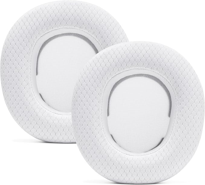 WC Freeze Nova Pro Wireless - Cooling Gel Earpads for Arctis Nova Pro Wireless, Nova Elite & Nova Pro Omni (Doesn’t Fit Other Models), by Wicked Cushions, Extra Thick & Comfortable | White