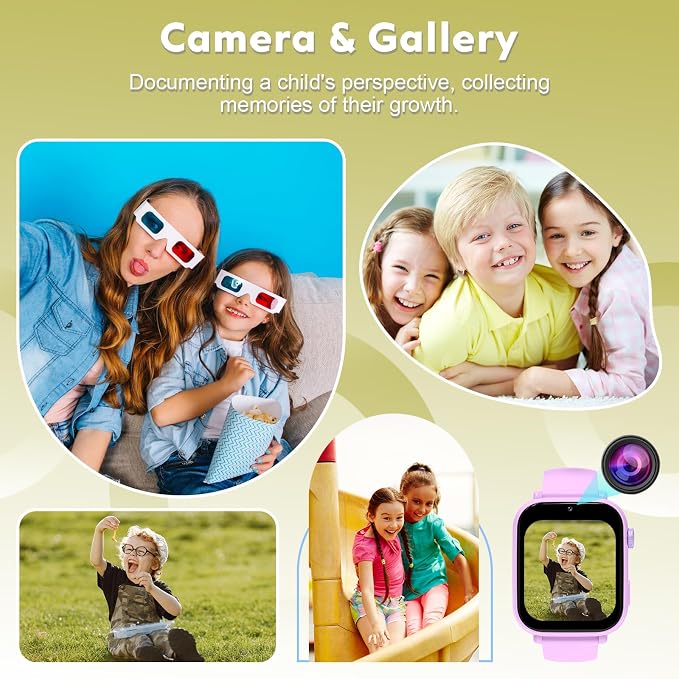 4G Kids Smart Watch for Boys Girls with GPS Tracker, Kid Smartwatch Phone Call SOS Video Call for Kids Birthday Gift Ages 4-12