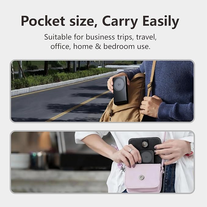Travel Wireless Charger, 3-in-1 Charging Station, 25W Wireless Charger, Foldable,TEC Active Cooling, for iPhone 17/16, Apple Watch, AirPods(Within 2C1A Charger+6Ft Cable)
