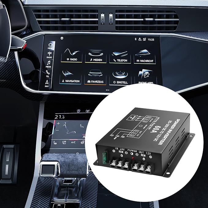 MEIRIYFA DC 24v to 12v 60A Power Converter Inverter,DC Step Down 24v to 12v 720W Large Power Supply Converter Car Voltage Electric Buck Regulator Reducer for Motor Car Truck Vehicle Boat Solar System