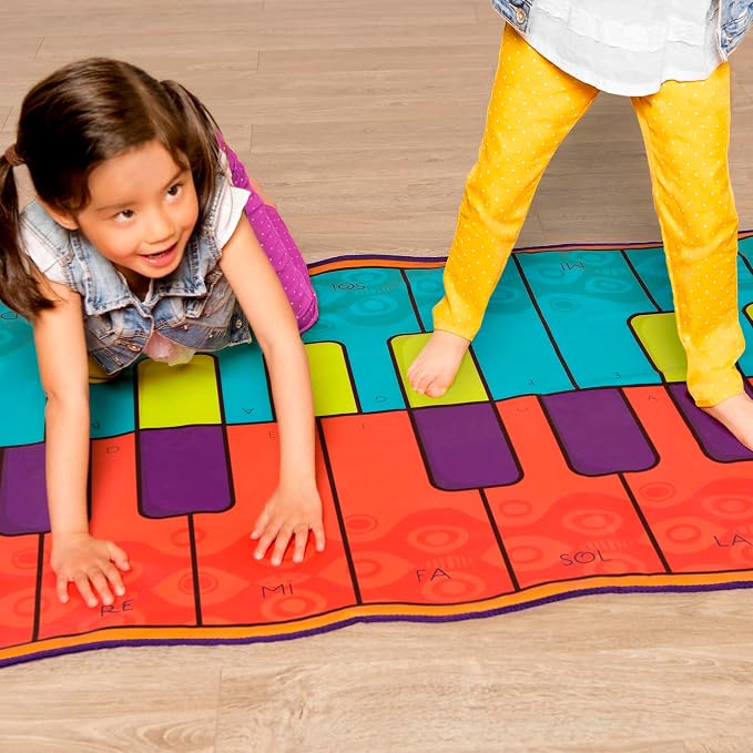 B. toys – Piano Dance Mat – Songs, Fun Sounds & 4 Music Modes – Musical Toy for Kids – Floor Play Surface for Active Play – 3+ Years – Boogie Woogie